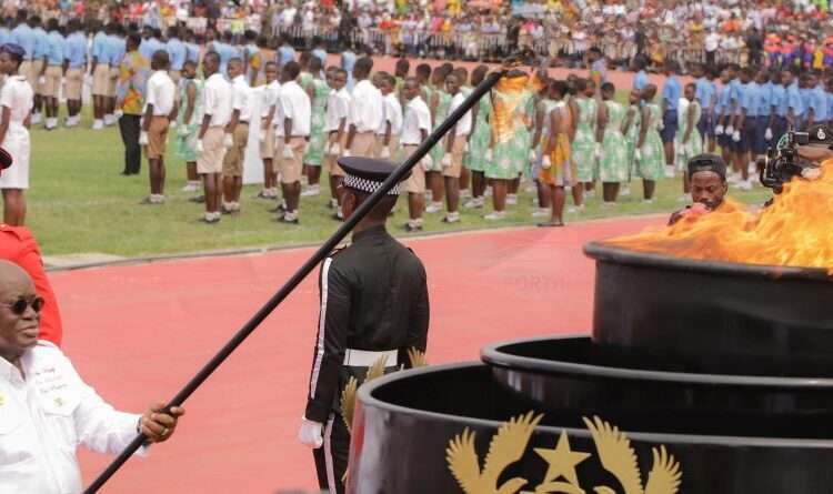At 67, Ghana’s Dilemma of Identity 1 President Nana Addo Lights the Eternal flame of independence
