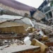 A printing company’s collapsed factory in New Taipei.