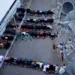 Palestinians hold Eid al-Fitr prayers by the ruins of al-Farouk mosque in Rafah, in the southern Gaza Strip on Wednesday, April 10, 2024.