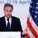 US Secretary of State Antony Blinken holds a news conference at the end of the G7 Foreign Ministers’ Meeting on Capri island, Italy, April 19, 2024.