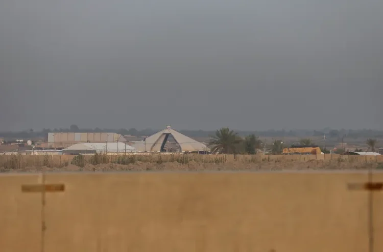 Explosion Hits Kalsu Military Base 1 A general view shows the Kalso military base after it was hit by a huge explosion on late Friday, in Babil Province, Iraq.