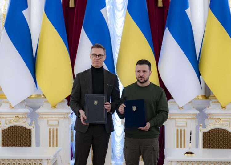 Ukraine and Finland Sign Security Cooperation Agreement 1 President of Ukraine, Volodymyr Zelenskyy and President of Finland, Alexander Stubb.