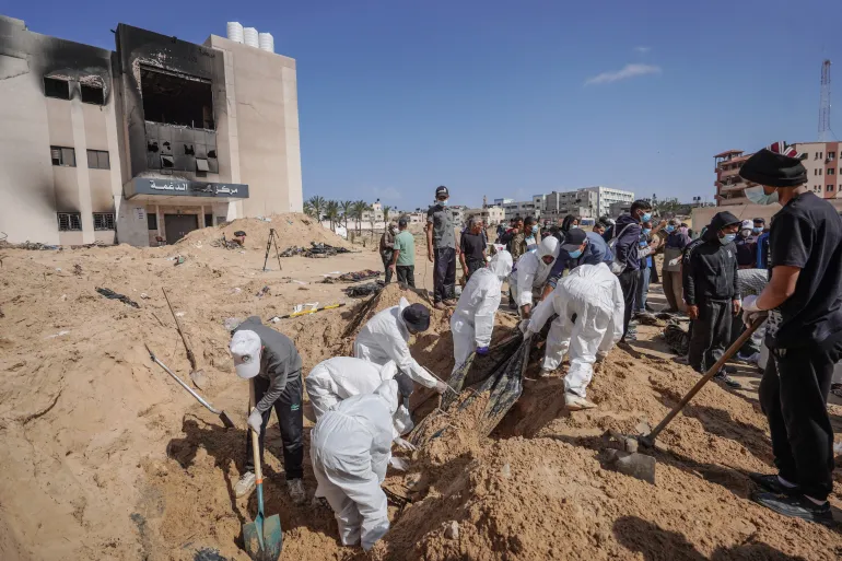 Unearthed Witnesses Of Torture Lost To Ravages Of Decomposition 2 AFP 20240421 34PW69Z v1 HighRes PalestinianIsraelConflict 1713704859