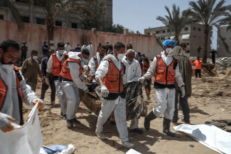 Unearthed Witnesses Of Torture Lost To Ravages Of Decomposition 3 AFP 20240423 34Q26XM v2 HighRes PalestinianIsraelConflict 1713971170