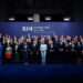 Register Of Damages For Ukraine Officially Opened 12 Attendees of the international peace conference 'Restoring Justice for Ukraine' pose for a family photo, in The Hague, Netherlands, April 2, 2024.