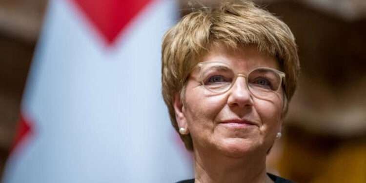 President of Switzerland, Viola Amherd.