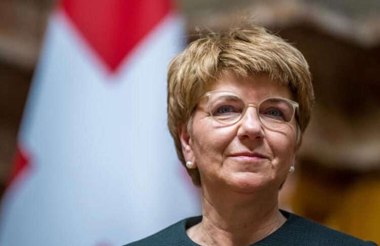 President of Switzerland, Viola Amherd.