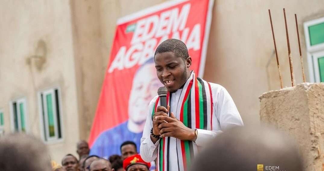 NDC Parliamentary Candidate Calls for Youth Action 1 Eric Edem Agbana