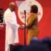 Former President John Dramani Mahama and Professor Jane Naana Opoku-Agyemang