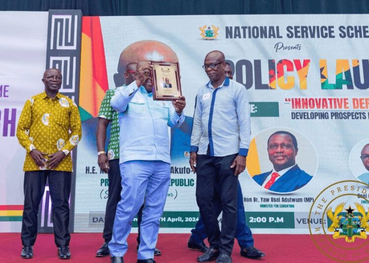 Government's National Service Policy to Enhance Capacity 1 Presient Akufo-Addo Launches National Service Policy