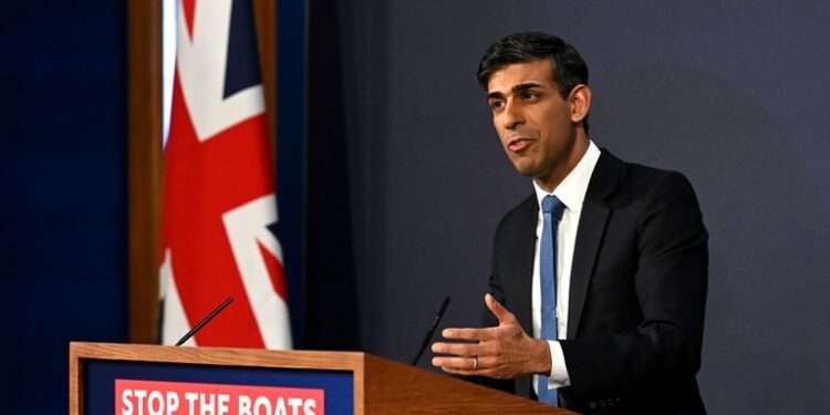 Sunak's 'Stop the Boats' Promise Falters Dramatically 1 Rishi Sunak, UK's former Prime Minister