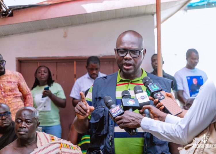Government Commences Development of Road Infrastructure at Ejisu 1 Francis Asenso Boakye, Roads and Highways Minister