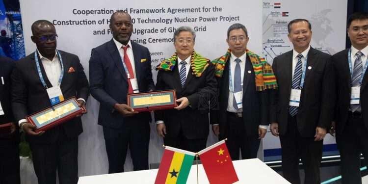 Ghana Takes Leap Towards Energy Independence Amidst 'Dumsor' 1 Dr. Matthew Opoku Prempeh, the Minister of Energy with China National Nuclear Corporation