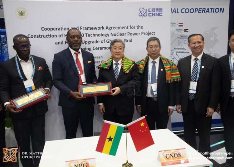 Ghana Takes Leap Towards Energy Independence Amidst 'Dumsor' 1 Dr. Matthew Opoku Prempeh, the Minister of Energy with China National Nuclear Corporation