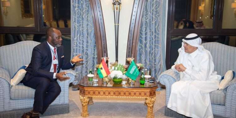 Ghana Seeks Partnership with Global Energy Giants 1 Ghana's Minister of Energy, Dr. Matthew Opoku Prempeh with His Royal Highness Abdulaziz bin Salman bin Abdulaziz, Minister for Energy of the Kingdom of Saudi Arabia