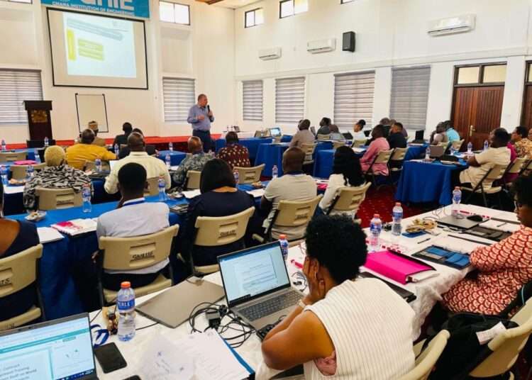Participants of contract management training at the at the Engineering Centre, Roman Ridge, Accra