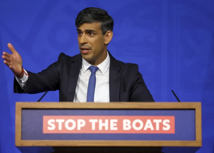British Prime Minister, Rishi Sunak.