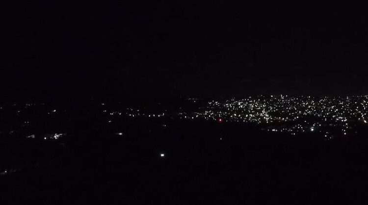 Ghana's Ongoing Power Crisis Hits a Crescendo Amidst Desperation 1 A picture showing a part of Accra in darkness