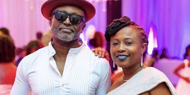 Reggie Rockstone and his wife, Dr. Zilla Limann