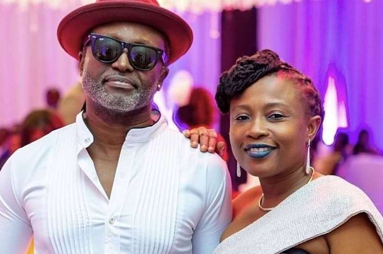 Reggie Rockstone and his wife, Dr. Zilla Limann