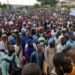 Supporters of Mali's M5-RFP opposition coalition, gather during a rally to mark a year since the start of protests marches that contributed to the ouster of former President Ibrahim Boubakar Keita at the Independence Square in Bamako, Mali June 4, 2021.