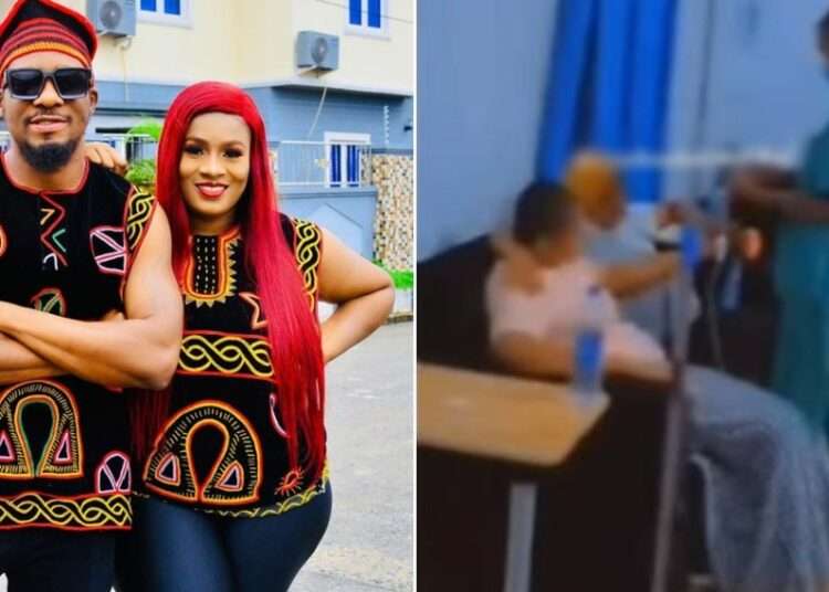 Junior Pope's Wife Allegedly Unconscious 1 The late Junior Pope and his wife, Jennifer Awele