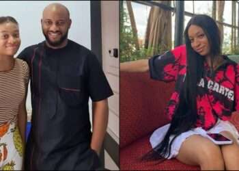 Yul Edochie and his daughter, Danielle