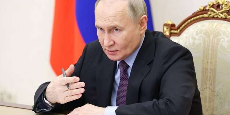 Russian President, Vladimir Putin as EU, UK Heap Sanctions On Russia
