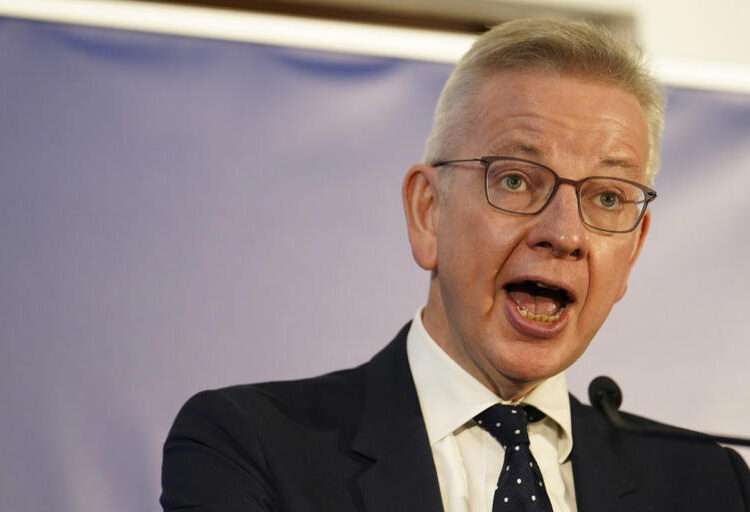 Levelling up and Housing Secretary, Michael Gove.