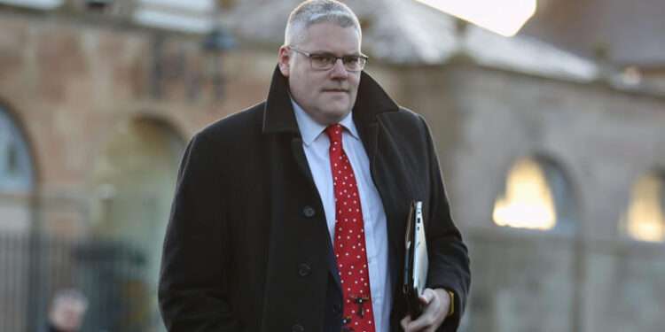 Gavin Robinson, DUP leader.