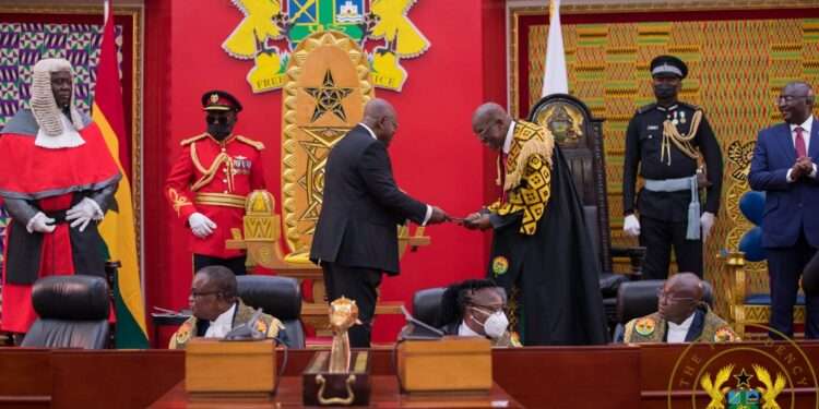Speaker Bagbin and President Akufo-Addo