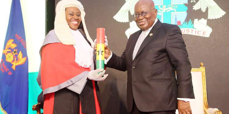 High-Ranking Public Officers Urged to Uphold Political Neutrality 1 Chief Justice Gertrude Torkornoo and President Akufo-Addo