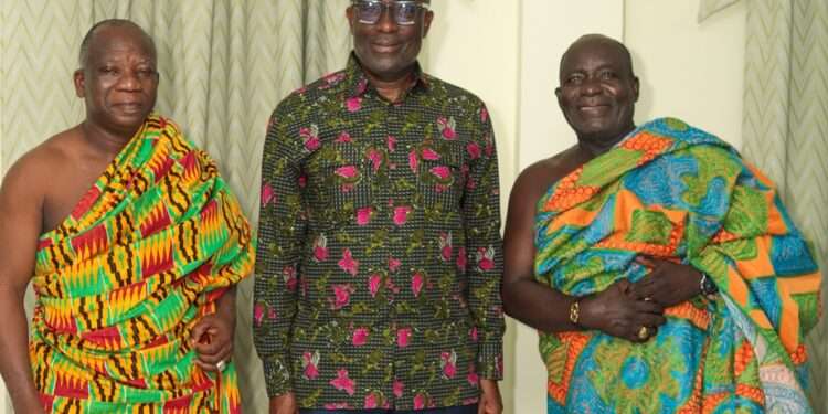 Western Regional House of Chiefs Commends GNPC CEO for Courtesy Visit 1 Nana 2