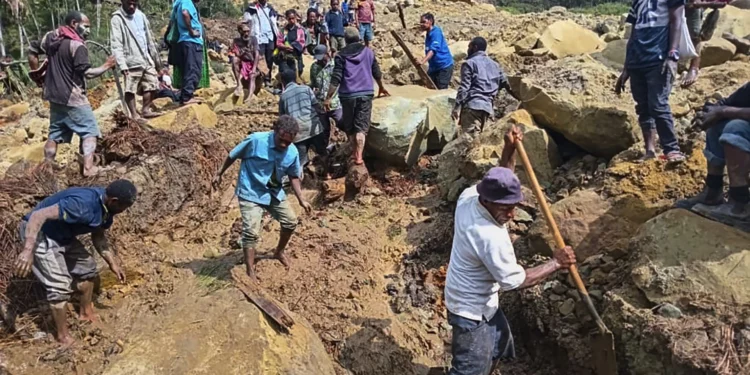 Papua New Guinea landslide