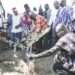 President Akufo-Addo cutting sod for the construction of the Pwalugu Muti-Purpose Dam