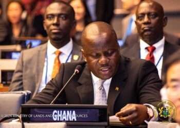 Hon. Samuel A. Jinapor, Minister for Lands and Natural Resources