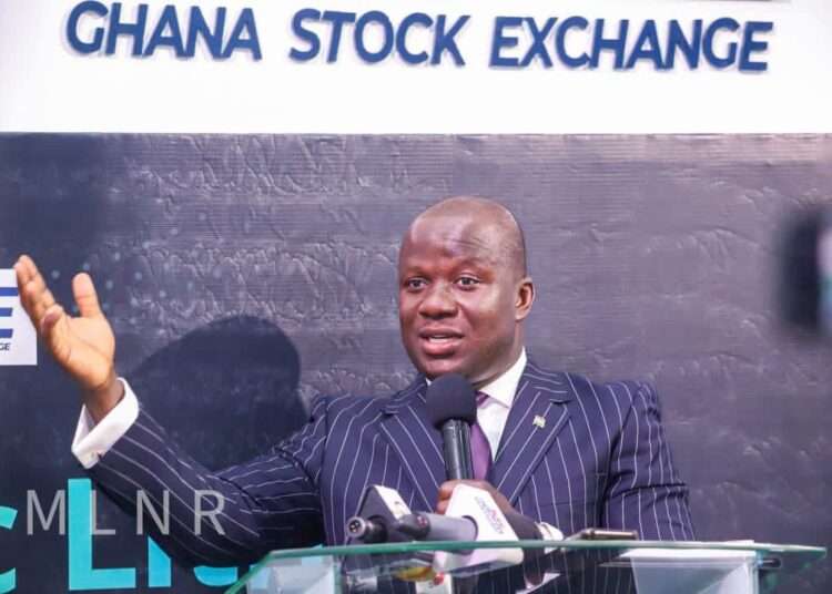 Lands Minister Hails Atlantic Lithium's GSE Listing as Landmark Event 1 Hon. Samuel A. Jinapor, the Minister of Lands and Natural Resources