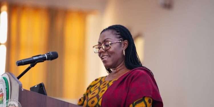 Hon. Ursula Owusu-Ekuful, the Minister for Communications and Digitalisation