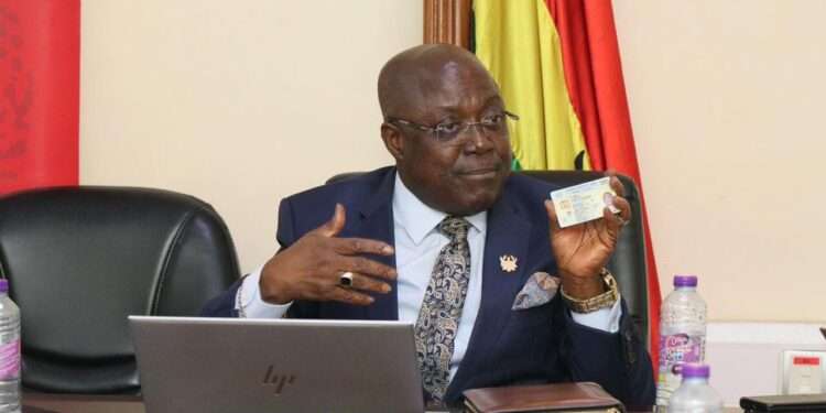 Prof. Kenneth Agyemang Attafuah, Executive Secretary of the National Identification Authority (NIA)