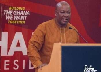 President John Dramani Mahama, flag bearer of the National Democratic Congress (NDC)