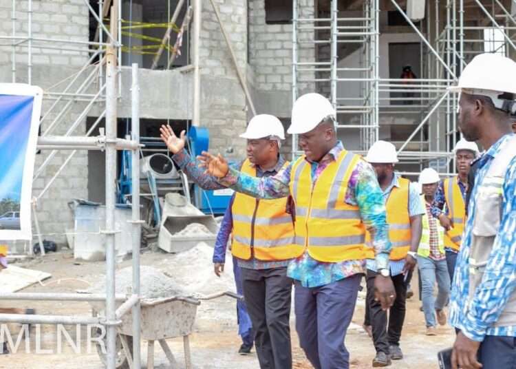 Ultra-Modern Office Complex for Minerals Commission Nears Completion 1 Hon. Samuel A. Jinapor, MP and Minister for Lands and Natural Resources