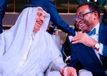 Islamic Development Bank Group Al Jasser (left), Dr Adesina (R)