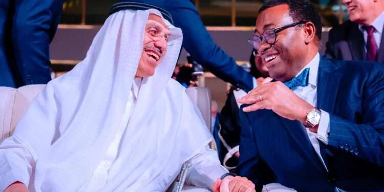 Islamic Development Bank Group Al Jasser (left), Dr Adesina (R)