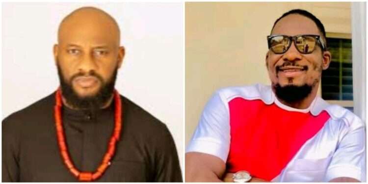 Nollywood Actor Absent From Junior Pope’s Burial, Cites Betrayal 1 Yul Edochie and the late Junior Pope