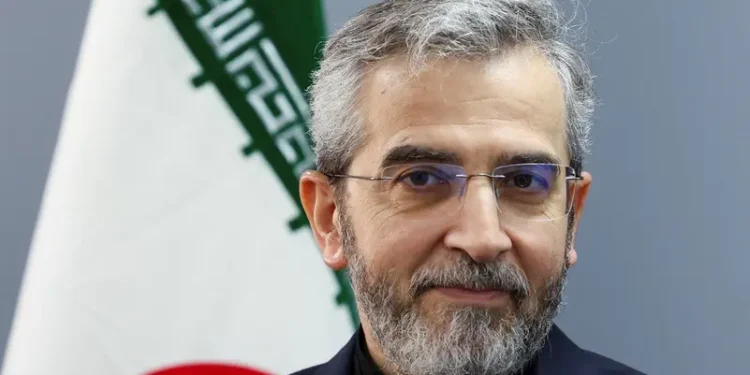 Iran's acting Foreign Minister, Ali Bagheri Kani at the Ministry of Foreign Affairs, in Beirut, Lebanon June 3, 2024.