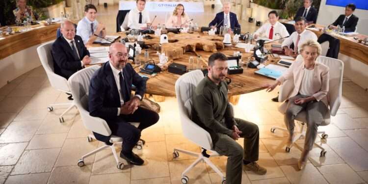 Zelenskyy Requests Recovery Plan For Ukraine 1 Ukrainian President, Volodymyr Zelenskyy and G7 leaders.