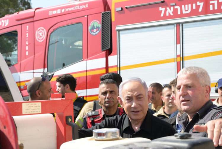Prime Minister Benjamin Netanyahu visits Kiryat Shmona. June 5, 2024.