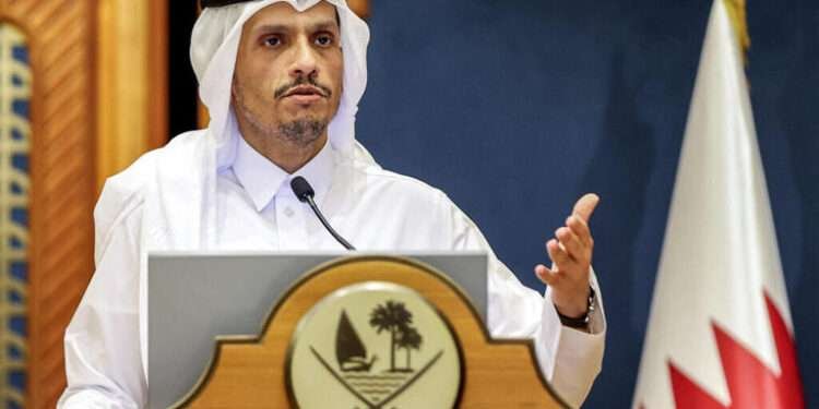 Qatar's Prime Minister Sheikh Mohammed bin Abdulrahman bin Jassim al-Thani.
