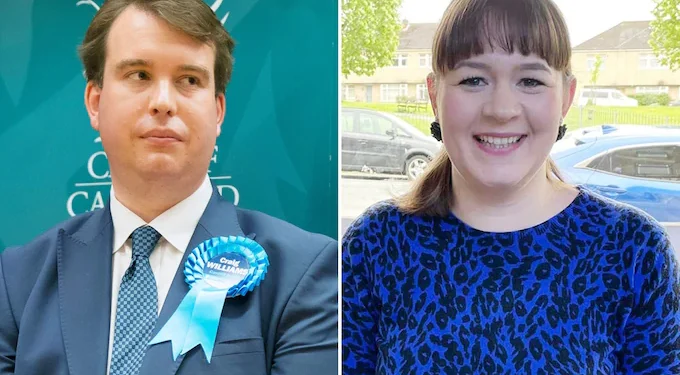 Craig Williams and Laura Saunders