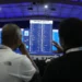 Election results display at the Results Operation Center in Midrand, Johannesburg.